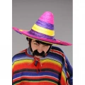 HERŞEYTREND Sombrero Meksika Şapkası Renkli Örme Hasır Yetişkin Boy