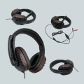 HERŞEYTREND Stereo KırmızıKulaklığı Yumuşak Pedli Mikrofonlu