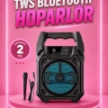 HERŞEYTREND Taşınabilir 6.5” Bluetooth Hoparlör USB TF Kart Mikrofonlu Şarjlı Sistem