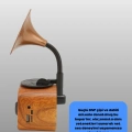 HERŞEYTREND Taşınabilir Mini Retro Radyo Bluetooth Hoparlör USB SD AUX Destekli