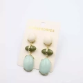HERŞEYTREND Taşlı Küpe - Yeşil