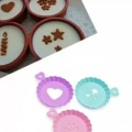 HERŞEYTREND Tatlı ve Kahve Süsleme Şablonu 3 lü 10 cm