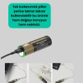 HERŞEYTREND Tekrar Şarj Edilebilir AA USB Type-C Pil | 1000+ Döngü | 1.5V Sabit Voltaj