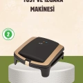HERŞEYTREND Tost Makinesi Isı Kontrollü 4 Dilim Kapasiteli