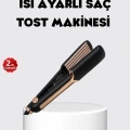 HERŞEYTREND Tost Model Saç Şekillendirici DEMPOWER DP-134 360° Döner Kablolu