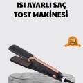 HERŞEYTREND Tost Model Saç Şekillendirici Hızlı Isınan Isı Ayarlı
