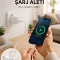 HERŞEYTREND Type-C Hızlı Şarj Özellikli Cihazı USB-C Kablo Dahil