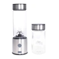 HERŞEYTREND USB Type C Şarjlı Cam Blender 6 Bıçaklı Smoothie ve Shake Blender