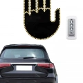 HERŞEYTREND Uzaktan Kumandalı El Orta Parmak Led Araç Camına Özel