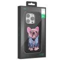 HERŞEYTREND Venco İphone 16 Cute Desenli Kapak - Siyah