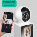 HERŞEYTREND WiFi İç Mekan Kamera 2K Gece Görüşlü Çift Yönlü Görüntü Konuşma Destekli