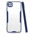 HERŞEYTREND Xiaomi Redmi 9c Kılıf Platin Silikon - Lacivert