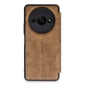 HERŞEYTREND Xiaomi Redmi A3 4g Kılıf Flip Cover - Taba