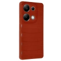HERŞEYTREND Xiaomi Redmi Note 13 Pro 4g Kılıf Bibercas Silikon Kapak - Kırmızı