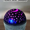 HERŞEYTREND Yıldız Yansıtmalı Projeksiyon Gece Lambası Şarjlı Taşınabilir