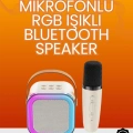 HERŞEYTREND Yüksek Performanslı Kablosuz Karaoke Hoparlör