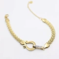 HERŞEYTREND Zincir Bileklik - Altın