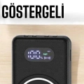 Hızlı Şarj Dijital Göstergeli Powerbankli Çoklu Şarj Özelliği