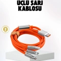 Hızlı Şarj Uyumlu Şarj Kablosu – Esnek Yapı, Güçlü Bağlantı, Yüksek Performans