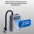 Hızlı Şişirme Güçlü Motorlu 150 PSI Araba Lastik Pompası