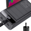 Hızlı Taşınabilir 50.000 Mah Powerbank Led Ekran Android ve İOS Uyumlu Yeni Nesil