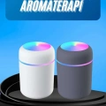 Humidifier LED Işıklı Mini Ortam Oda Kokusu Aromaterapi Buhardanlık