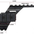 İçin   Polimer Naylon  Fener, Lazer  Üst Ray  22mm