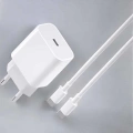 İOS Uyumlu Type-C Girişli Hızlı Şarj 15/15 Pro Max Adaptör ve Kablosu