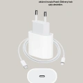iPhone ve iPad Uyumlu 20W Güvenli USB-C Hızlı Şarj Adaptörü