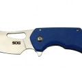 İsonzo 1396bl Mavi Kamp Çakı 18cm - Yarı Otomatik, Kemerlikli, Kutulu