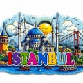 İstanbul Temalı Silikon Buzdolapı Süsü Magnet Alk5374