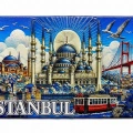 İstanbul Temalı Silikon Buzdolapı Süsü Magnet Alk5379