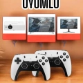 Joystick Çift Kollu Oyun Kolu Retro Oyun Yüksek Çözünürlüklü 3D Game