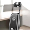 Kablolu Bluetooth Kulaklık Kulak İçi Stereo Mikrofonlu Dijital Göstergeli