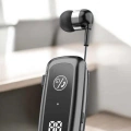 Kablolu Bluetooth Kulaklık Kulak İçi Stereo Mikrofonlu Dijital Göstergeli