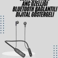 Kablolu Kulak İçi Bluetooth Kulaklık 100 Saat ANC Özellikli Boyun Bantlı