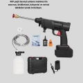 Kablosuz Basınçlı Yıkama Makinesi – 48V Güçlü Motor, 2 Pil ve Köpük Hazneli