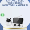 Kablosuz Bebek Monitörü 720P Görüntü ve Geniş Ekran