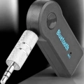 Kablosuz Bluetooth Aux Araç Kiti Siyah Hafıza Kartlı