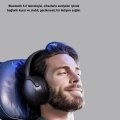 Kablosuz Bluetooth Kulaklık 5.0 18 Saat Kullanım Dinamik Sürücü Siyah