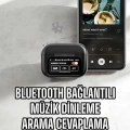 Kablosuz Bluetooth Kulaklık Ekranlı Uzun Şarj Süreli ANC Destekli