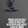 Kablosuz Bluetooth Kulaklık Kulak Üstü Ayarlanabilir Uzun Ömürlü Yeni Nesil