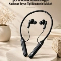 Kablosuz Boyun Tipi Bluetooth Kulaklık Mikrofonlu Spor ve Günlük Kullanıma Uygun