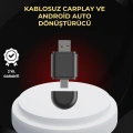Kablosuz CarPlay ve Android Auto Dönüştürücü – USB-A & Type-C Girişli Akıllı Adaptör