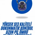Kablosuz Dijital Göstergeli Powerbanklı IOS ve  Android Uyumlu Gaming Kulaklık