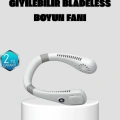 Kablosuz Giyilebilir Boyun Fanı Çift Motorlu ve 5 Kademeli Hız Kontrolü
