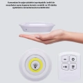 Kablosuz Gün Işığı 3’lü LED Spot Lamba Kumandalı