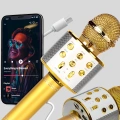 Kablosuz Karaoke Mikrofon USB AUX Destekli Parti ve Eğlence İçin
