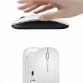 Kablosuz Mouse Fare Şarjlı Bluetooth Wireless Çift Modlu Sessiz