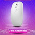 Kablosuz Mouse Fare Şarjlı Bluetooth Wireless Çift Modlu Sessiz